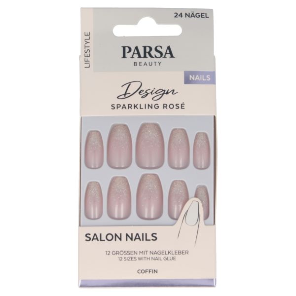 PARSA Beauty LIFESTYLE Kunstnägel Press on Sparkling Rosé