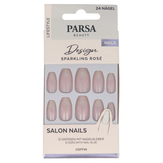 PARSA Beauty LIFESTYLE Kunstnägel Press on Sparkling Rosé