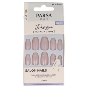 PARSA Beauty LIFESTYLE Kunstnägel Press on Sparkling Rosé
