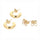 PARSA Beauty SIGNATURE Creolen-Set gold – 4-tlg. aus Edelstahl, 18K vergoldet