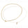 PARSA Beauty SIGNATURE Halsketten-Set gold – 2-tlg. Snake & Eyelet Chain, Edelstahl 18K vergoldet