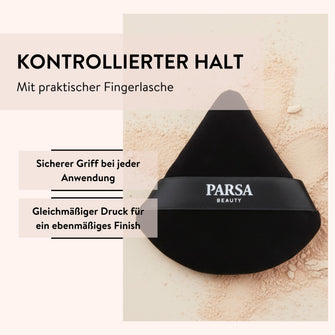 PARSA Beauty Essential Powder Puff Duo Set, 2er-Set für Puder & Baking