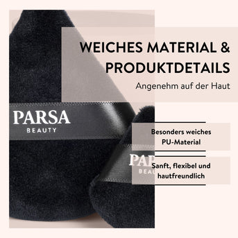 PARSA Beauty Essential Powder Puff Duo Set, 2er-Set für Puder & Baking
