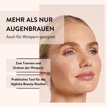 PARSA Beauty Essential Duo Spoolies, 3er-Set Augenbrauenbürsten für Styling & Soap Brows