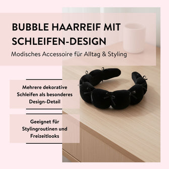 PARSA Beauty Hair Hero Haarreif Bubble mit Schleifen für Skincare & Wellness