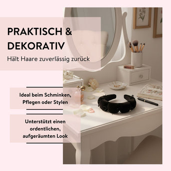 PARSA Beauty Hair Hero Haarreif Bubble mit Schleifen für Skincare & Wellness