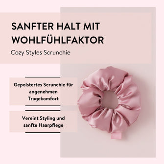 PARSA Beauty Hair Hero Cozystyles Satin Scrunchie Rosa, kissenweich, 1 Stk.