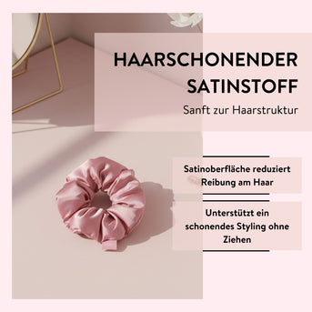 PARSA Beauty Hair Hero Cozystyles Satin Scrunchie Rosa, kissenweich, 1 Stk.