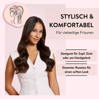 PARSA Beauty Hair Hero Cozystyles Satin Scrunchie Rosa, kissenweich, 1 Stk.