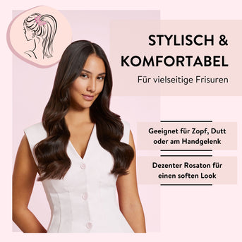 PARSA Beauty Hair Hero Cozystyles Satin Scrunchie Rosa, kissenweich, 1 Stk.