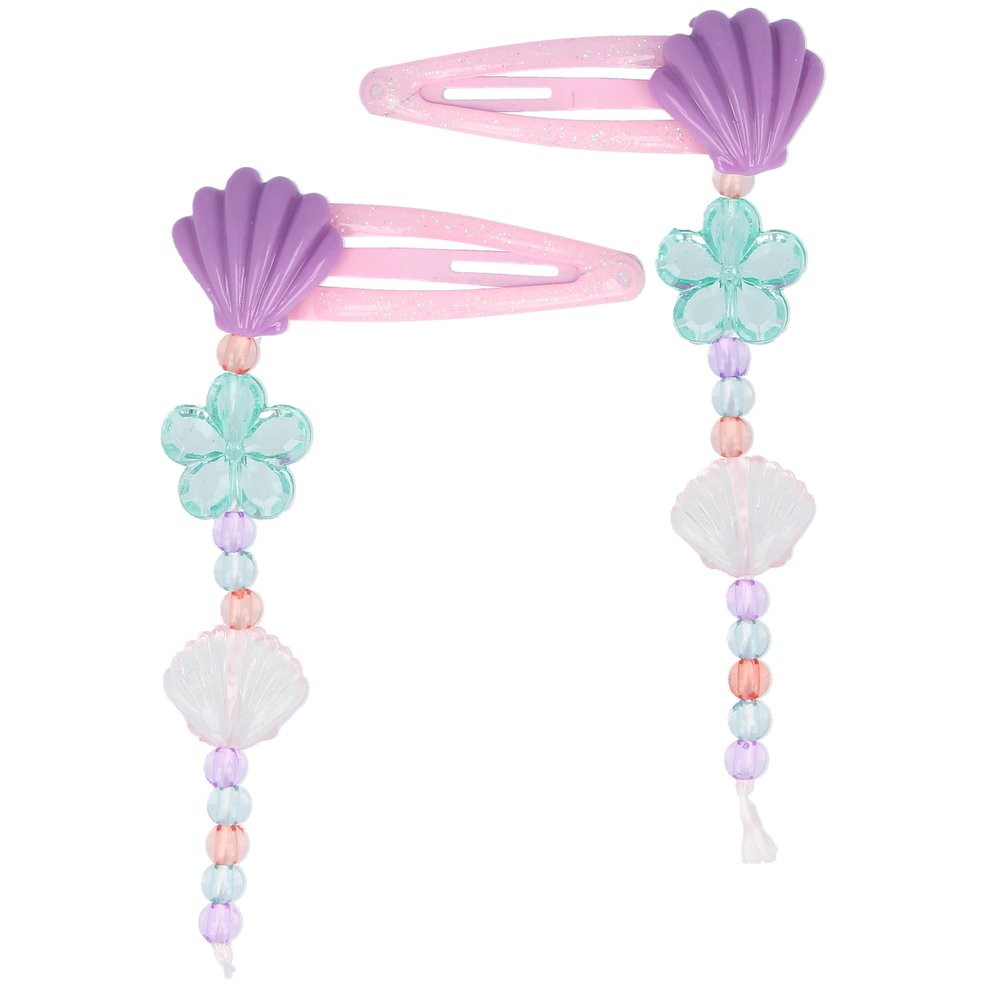 Disney Vaiana inspirierte Haarclips, Perlensträhne & Muschel
