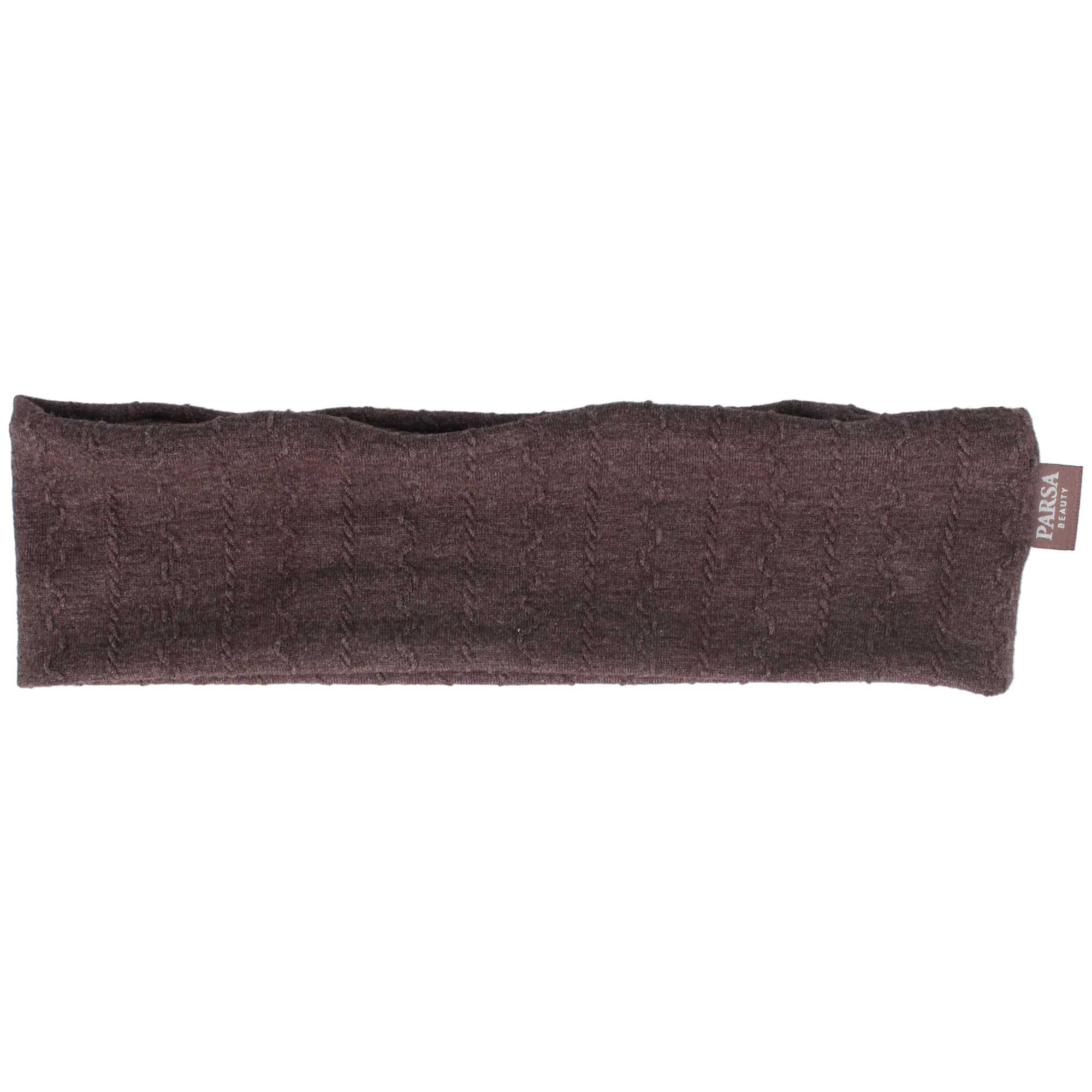 PARSA Beauty Limited Haarband Braun, Flaches Design mit Struktur-Stoff