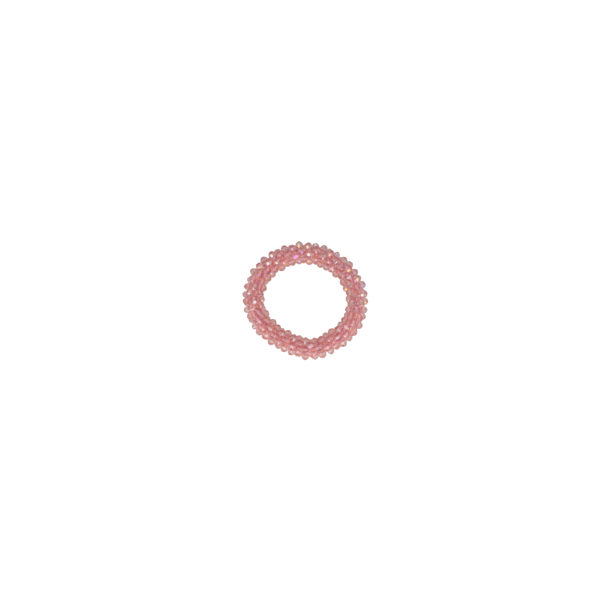PARSA Beauty Limited Perlen-Haargummi Rosa, Elegantes Accessoire für Haar & Handgelenk