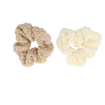 PARSA Beauty Limited Plissee-Scrunchie-Set, 2er-Set in harmonischen Farben, 11cm