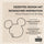 Disney Mickey Mouse inspirierte Haargummis, Struktur-Set, 4 Stk. von PARSA Beauty