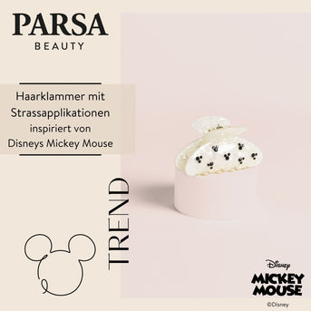 Disney Mickey Mouse inspirierte Haarklammer mit Strass, 1 Stk. von PARSA Beauty