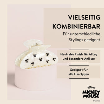 Disney Mickey Mouse inspirierte Haarklammer mit Strass, 1 Stk. von PARSA Beauty