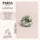 PARSA Beauty Lifestyle Pure Balance Satin Scrunchie Grün, gepolstert, 1 Stk.