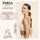 PARSA Beauty Lifestyle Pure Balance Haargummis gewebt, 3er-Set Grün/Rosa