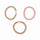 PARSA Beauty Lifestyle Pure Balance Haargummis gewebt, 3er-Set Grün/Rosa