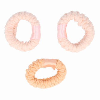 PARSA Beauty Lifestyle Pure Balance Haargummis Rosa/Orange, weich, 3er-Set