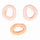 PARSA Beauty Lifestyle Pure Balance Haargummis Rosa/Orange, weich, 3er-Set
