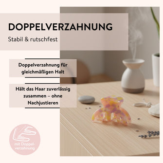 PARSA Beauty Lifestyle Pure Balance Haarklammer Medio mit Doppelverzahnung