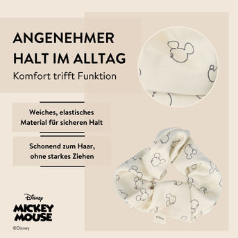 Disney Mickey Mouse inspirierter Scrunchie, Haargummi, 1 Stk. von PARSA Beauty