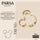 Disney Mickey Mouse inspirierte Haarklammer in Gold, 1 Stk. von PARSA Beauty