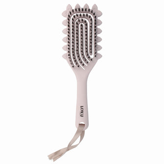 PARSA Beauty LOV.U Lockenbürste zur Definition & Entwirrung mit Herz-Design
