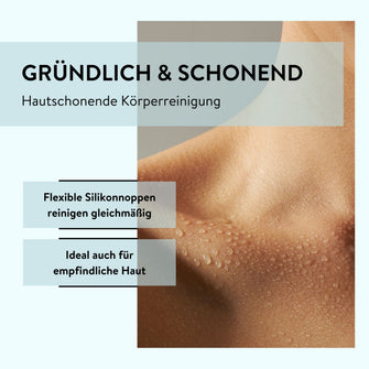 PARSA Beauty Wellness Silikon-Badebürste, 2-in-1 Massage & Sanftes Peeling