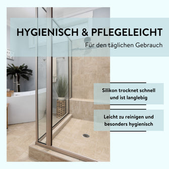PARSA Beauty Wellness Silikon-Badebürste, 2-in-1 Massage & Sanftes Peeling
