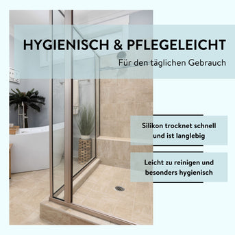 PARSA Beauty Wellness Silikon-Badebürste, 2-in-1 Massage & Sanftes Peeling