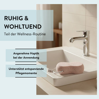 PARSA Beauty Wellness Badeschwamm Relax Terracotta, sanfte Reinigung