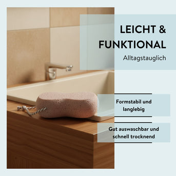 PARSA Beauty Wellness Badeschwamm Relax Terracotta, sanfte Reinigung