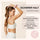PARSA Beauty Lifestyle Pure Balance Haarklammer Rosa mit Herz & Schriftzug