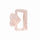 PARSA Beauty Lifestyle Pure Balance Haarklammer Rosa mit Herz & Schriftzug