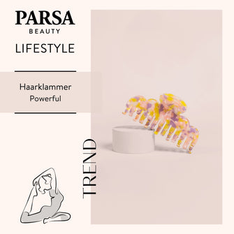 PARSA Beauty Lifestyle Pure Balance Haarklammer mit Doppelverzahnung, Groß