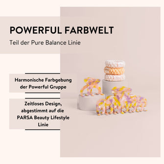 PARSA Beauty Lifestyle Pure Balance Haarklammer mit Doppelverzahnung, Groß