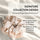 PARSA Beauty Signature Collection Satin Scrunchie mit Schmetterling-Stickerei
