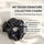PARSA Beauty Signature Collection Scrunchie aus Kunstleder mit Bordüre, 1 Stk.