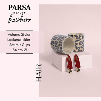 PARSA Beauty Hair Hero Dream Volume Lockenwickler Set mit Clips, 4-tlg.