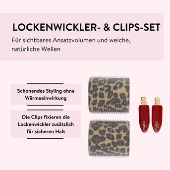 PARSA Beauty Hair Hero Dream Volume Lockenwickler Set mit Clips, 4-tlg.