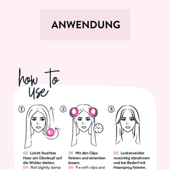 PARSA Beauty Hair Hero Dream Volume Lockenwickler Set mit Clips, 4-tlg.
