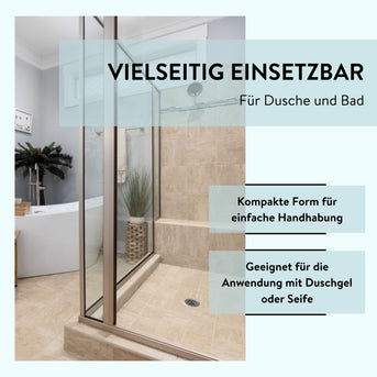 PARSA Beauty Wellness Silikon 2in1 Bürste, Vitalisierende Pflege für Kopfhaut & Körper