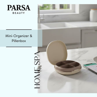 PARSA Beauty Essential Mini Organizer, Kompakte Ordnung für Pillen & Accessoires