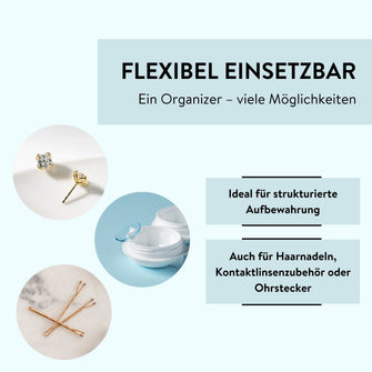 PARSA Beauty Essential Mini Organizer, Kompakte Ordnung für Pillen & Accessoires