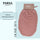 PARSA Beauty Wellness Peelinghandschuh Terracotta, Sanfte Erneuerung in warmer Spa-Optik