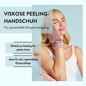 PARSA Beauty Wellness Peelinghandschuh Terracotta, Sanfte Erneuerung in warmer Spa-Optik