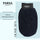 PARSA Beauty Wellness Peelinghandschuh Schwarz, Premium Viskose für seidig glatte Haut